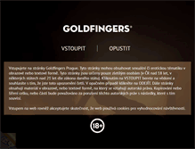 Tablet Screenshot of goldfingers.cz